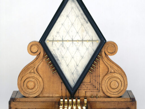 Photograph of Cooke and Wheatstones earliest five-needle telegraph