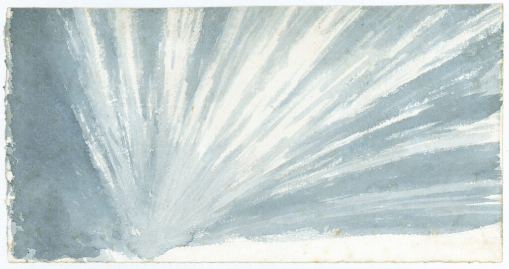 Watercolour painting of a cloud formation by Luke Howard