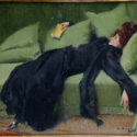 Jove Decadent Despres del ball by Ramon Casas oil painting on canvas 1899